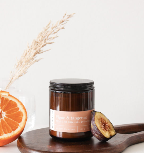 Bougie de soja - Figue & Tangerine - Moi D'abord